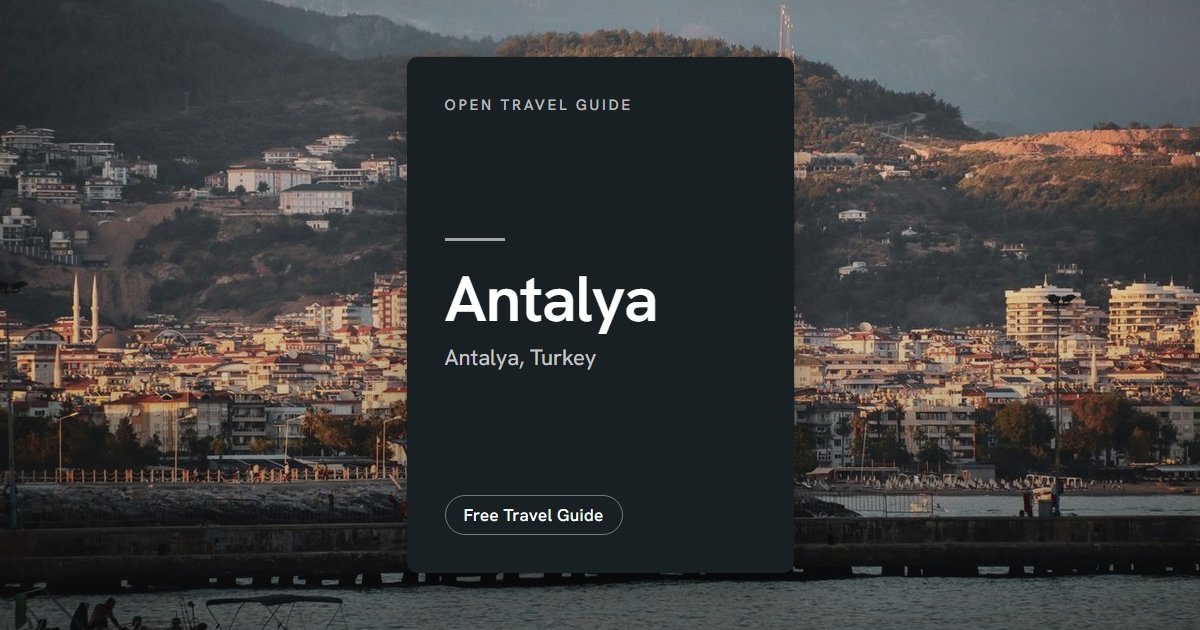 6 Best Hikes in Antalya 2026 [Trail Guide]